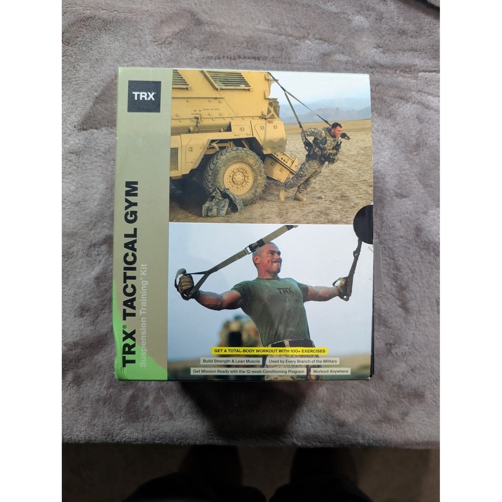 TRX Tactical Gym Suspension Training Kit & Jay Dawes Complete Guide Book NIB